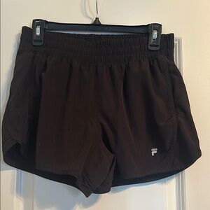 Women’s Black Fila Athletic Shorts